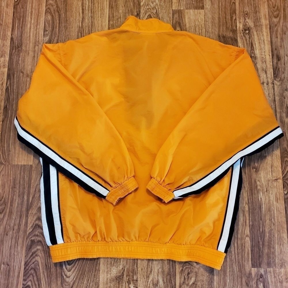Vintage 90s Adidas‎ Tennessee Vols Pullover Jacket Men XL Orange Striped - Picture 2 of 13